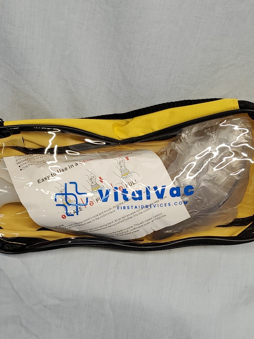 Yellow Rescue Suction Kit Carrying Case